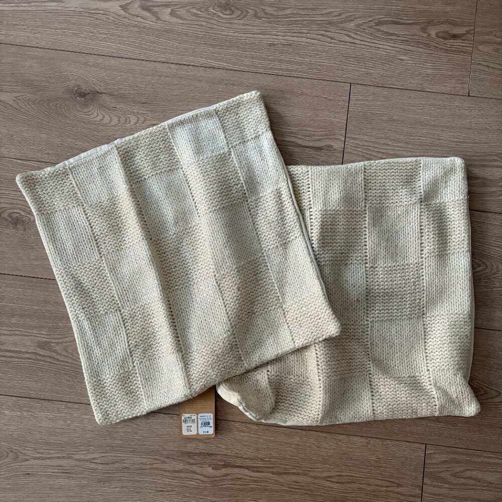 West Elm Gilded Pillow Covers (2)